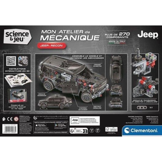 Clementoni Jeep Recon Taller Mecánico 53033 270 piezas