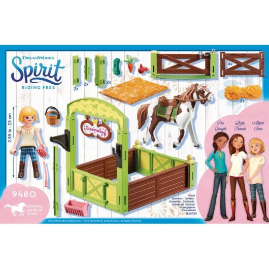 Playmobil Spirit Riding Abigaëlle et Boomerang 9480 56 pièces