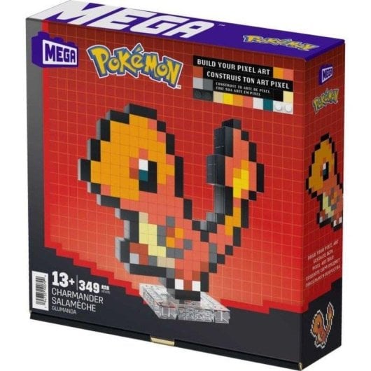Mega Pokémon Salamèche Pixel Art Bau HTH76 349 Teile