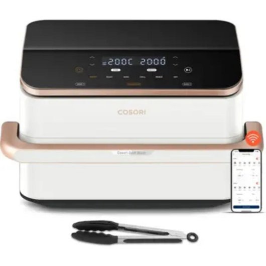 Airfryer Cosori Dual Blaze Twinfrey White 10L 2800W Double Résistance Céramique