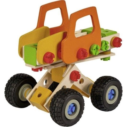 HERSOL Constructor Cargadora De Ruedas De Madera 6 Em 1 140 peças