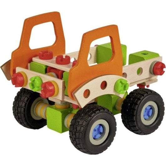 HERSOL Constructor Cargadora De Ruedas De Madera 6 Em 1 140 peças