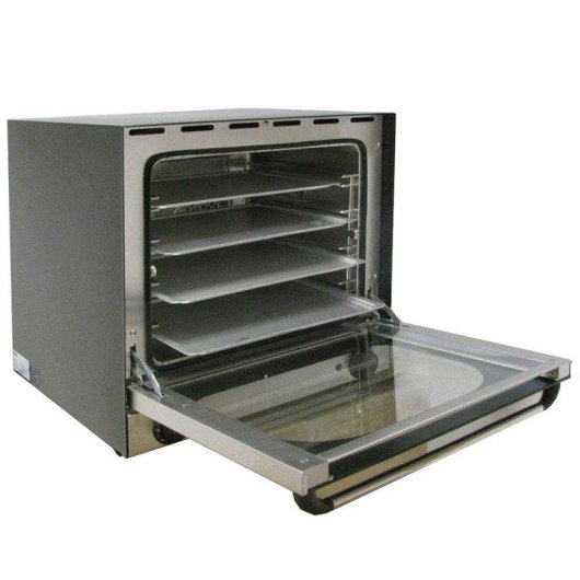 Aanrechtoven Monster Kukoo Dubbele Ventilator 4 Roosters 300°C RVS
