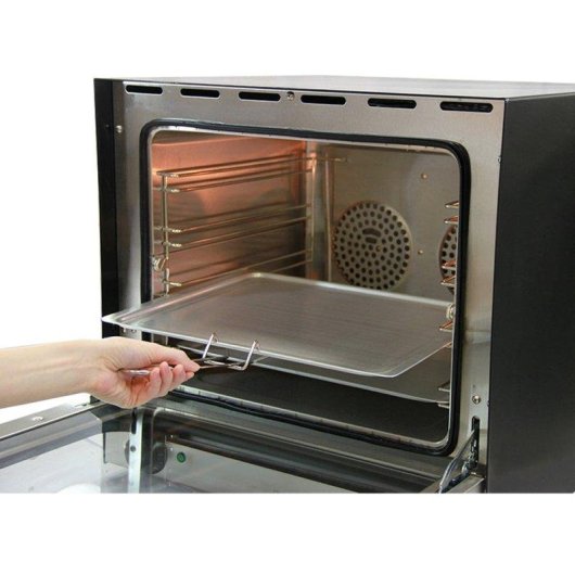 Aanrechtoven Monster Kukoo Dubbele Ventilator 4 Roosters 300°C RVS