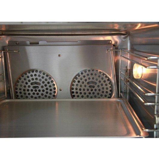 Aanrechtoven Monster Kukoo Dubbele Ventilator 4 Roosters 300°C RVS