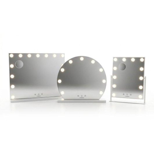 Specchio da toeletta Hollywood InnovaGoods 12 lampade LED