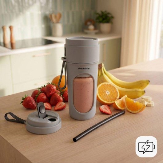 Blender Portable InnovaGoods Wellsy 450 ml Rechargeable USB-C