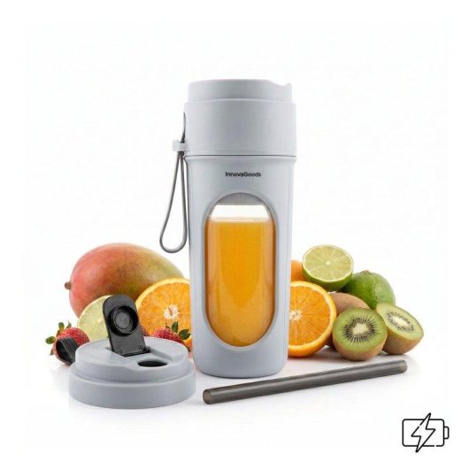 Blender Portable InnovaGoods Wellsy 450 ml Rechargeable USB-C