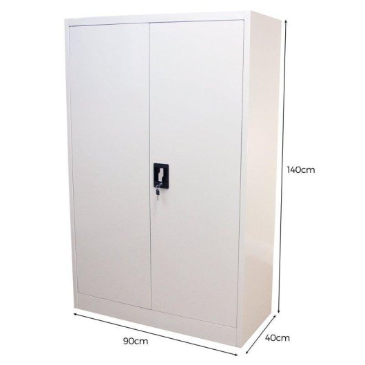Kantoor Kast Monster met 2 Deuren en 3 Verstelbare Planken