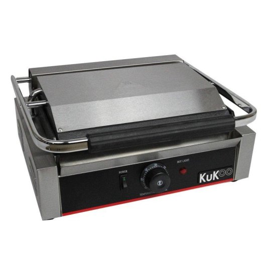 Sandwichera Monster KuKoo 2200W Acero Inoxidable Dos Bandejas
