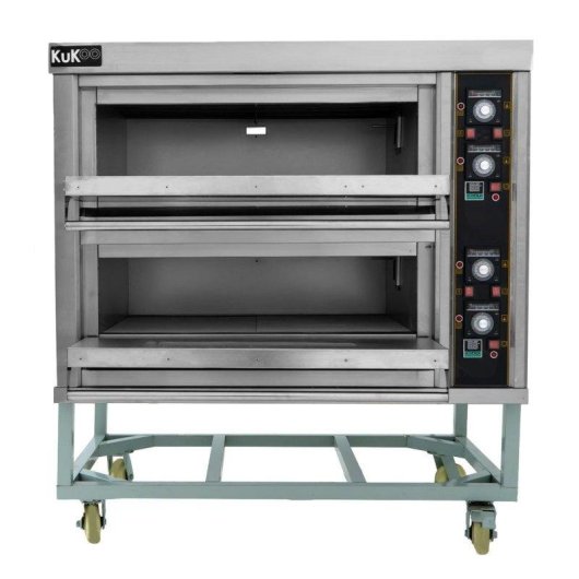 KuKoo Pizza Oven met Dubbele Kamer 12 Pizzas