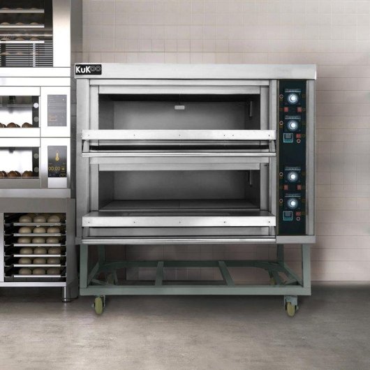 KuKoo Pizza Oven met Dubbele Kamer 12 Pizzas