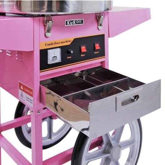 Monster Suikerspinmachine met Dome en karretje