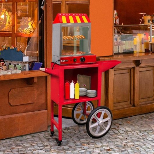 Hotdogwarmer Monster Kukoo met karretje