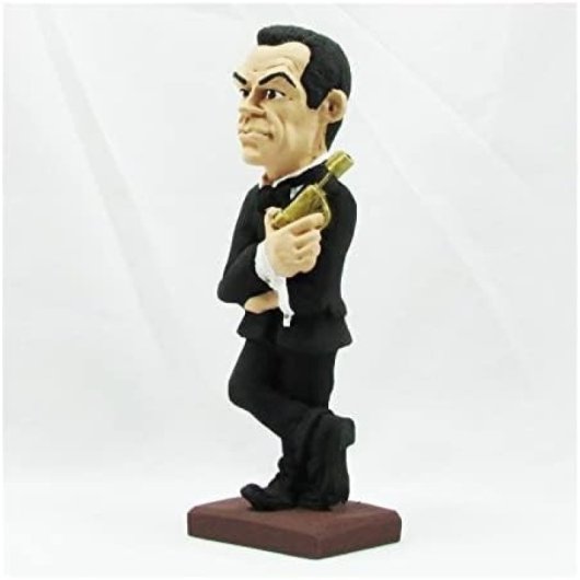 Figura James Bond 007 Resina Artigianale 20 cm Sean Connery