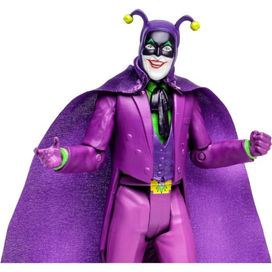 Figura Joker Bufón Retro 66 Batman Dc Articulada 15 Cms