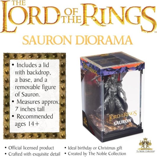Figura Sauron El Señor De Los Anillos Diorama 16 Cms