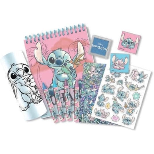 Set Papelería 3d Stitch Lilo & Stitch Disney