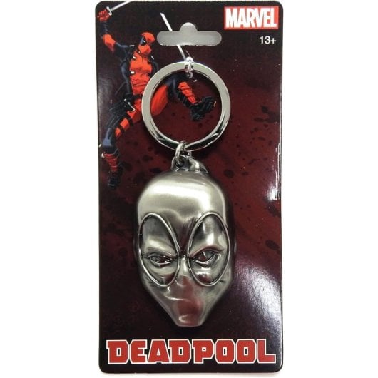 Llavero Máscara Deadpool Marvel Metálico