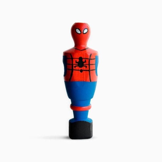 Figura Futbolín Spider-man Madera 12 Cms