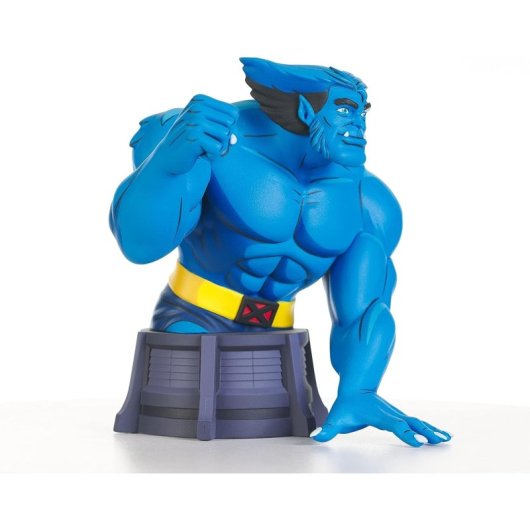 Figura Bestia Busto X-men Serie Animada Edición Limitada Marvel Estatua 15 Cms
