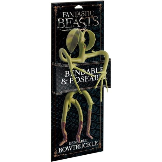 Figura Flexible Bowtruckle Animales Fantásticos 18 Cms