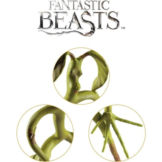 Figura Flexible Bowtruckle Animales Fantásticos 18 Cms