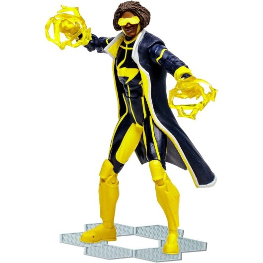 Figura Static Shock New 52 Dc Articulada 18 Cms