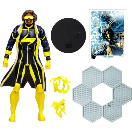 Figura Static Shock New 52 Dc Articulada 18 Cms