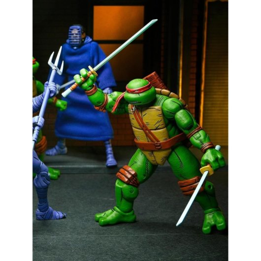 Figura Leonardo Eastman And Laird's Teenage Mutant Ninja Turtles Articulada 18 Cms