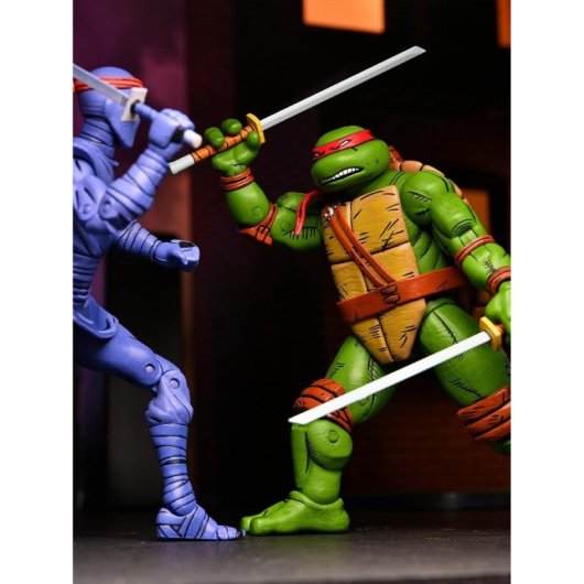 Figura Leonardo Eastman And Laird's Teenage Mutant Ninja Turtles Articulada 18 Cms