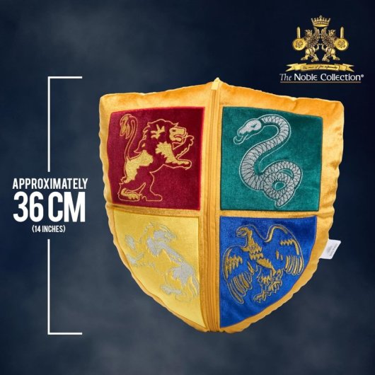 Set 2 Cojines Snitch Dorada Y Escudo Hogwarts Harry Potter