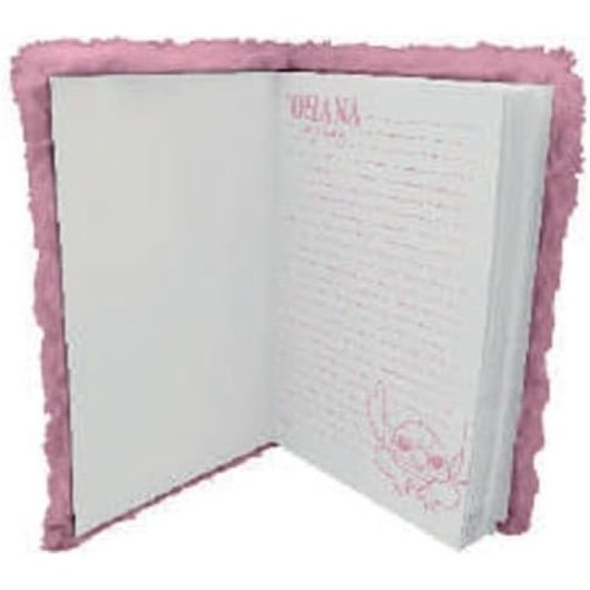 Cuaderno Con Pelo Rosa Stitch Lilo & Stitch Disney
