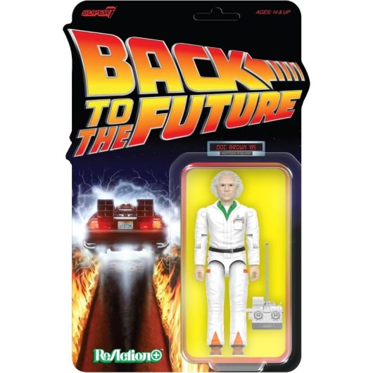 Figura Doc Brown '85 Regreso Al Futuro Articulada 10 Cms