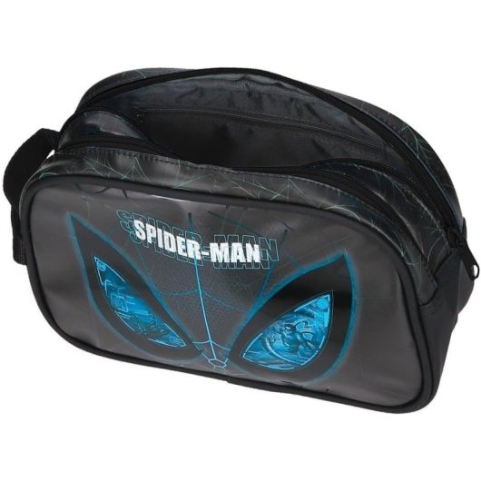 Necessaire Marvel Spider-Man Is Watching Up Design Compacto Portátil