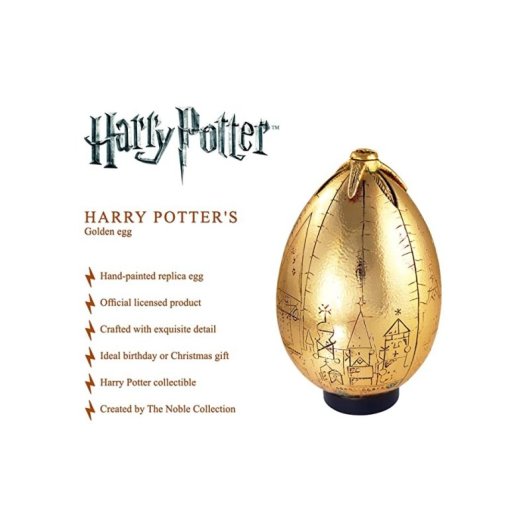 Réplica Huevo De Oro Harry Potter 23 Cms