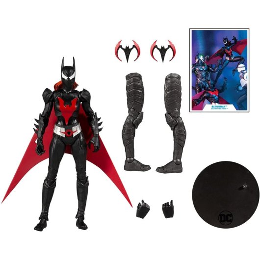 Figura Batwoman Build A Batman Beyond Dc Articulada 18 Cms