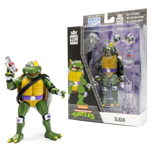 Figura Slash Las Tortugas Ninja Articulada 13 Cms