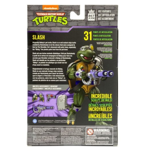 Figura Slash Las Tortugas Ninja Articulada 13 Cms