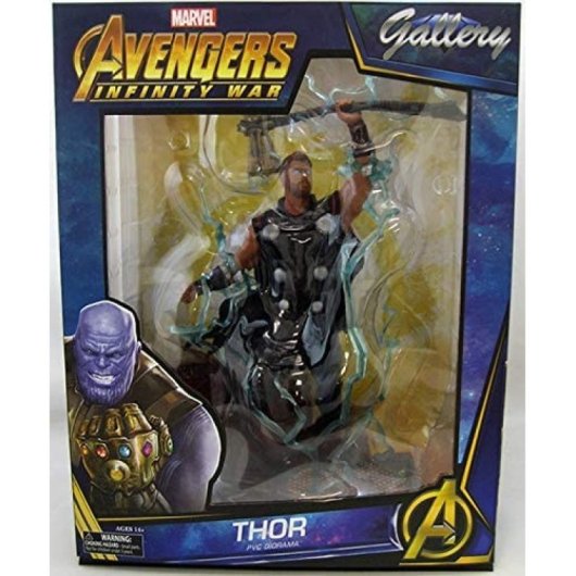 Figura Thor Avengers Infinity Wars Estatua Diorama Marvel 23 Cms