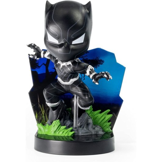 Figura Black Panther Pantera Negra Mini Diorama 10 Cms