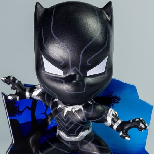 Figura Black Panther Pantera Negra Mini Diorama 10 Cms