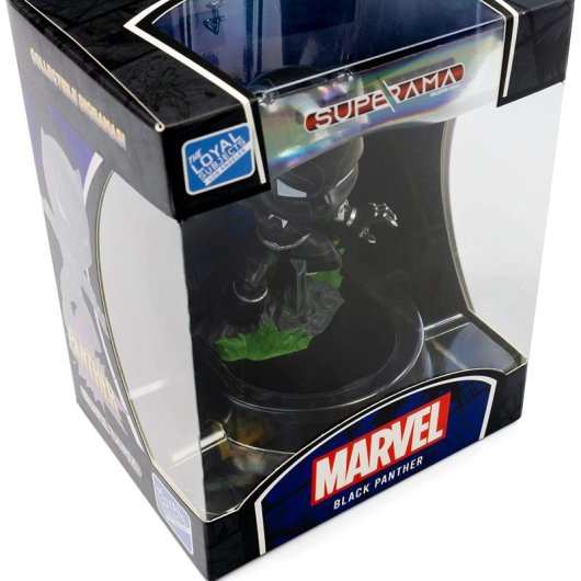 Figura Black Panther Pantera Negra Mini Diorama 10 Cms