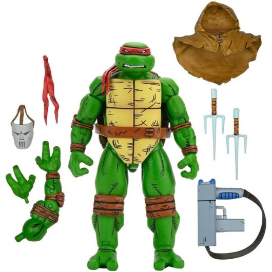 Figura Raphael Eastman And Laird's Teenage Mutant Ninja Turtles Articulada 18 Cms