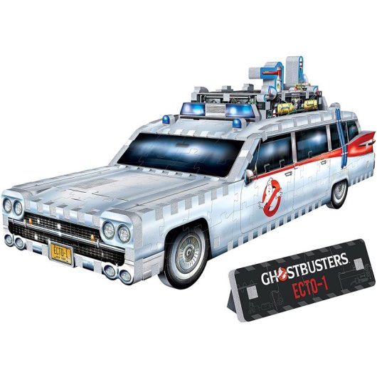 Puzle Coche Ecto-1 3d  Cazafantasmas Ghostbusters