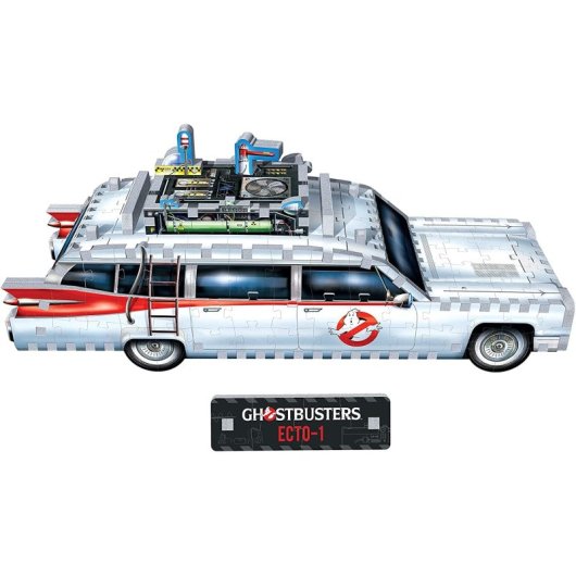 Puzle Coche Ecto-1 3d  Cazafantasmas Ghostbusters