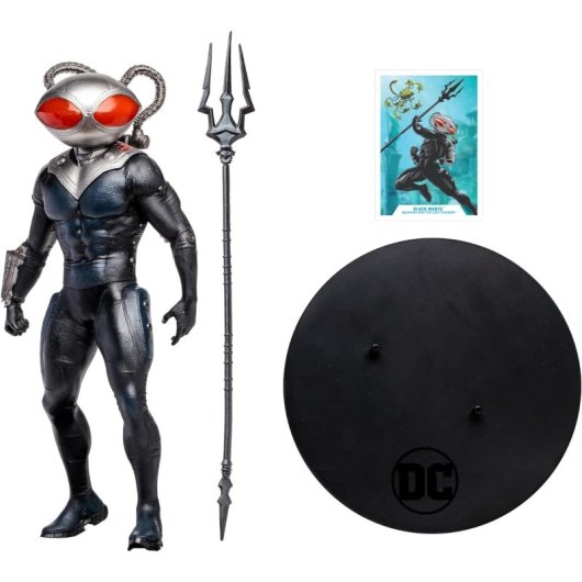 Figura Black Manta Aquaman Y El Reino Perdido Dc Megafig 30 Cms