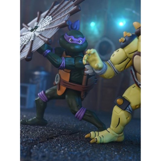 Figura Ultimate Donatello Does Machines Tmnt Las Tortugas Ninja Articulada 18 Cms
