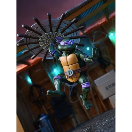Figura Ultimate Donatello Does Machines Tmnt Las Tortugas Ninja Articulada 18 Cms