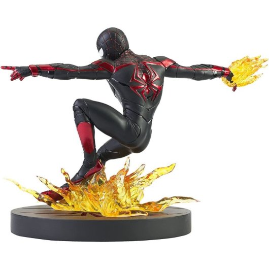 Figura Spider-man Miles Morales Gamerverse Marvel Diorama 18 Cms